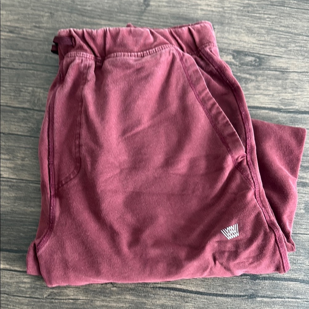 Used Mack Weldon Red Sweatpants Relaxed Fit